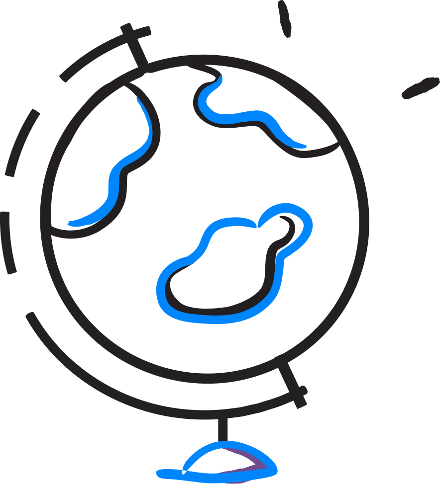 image of a world globe